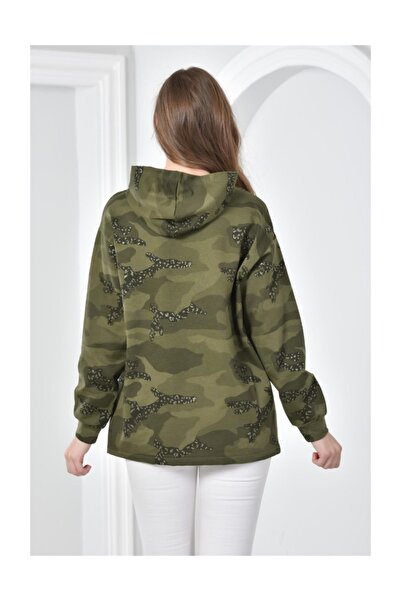 Seamoda Μοτίβο παραλλαγής με στάμπα με σαλιάρα-χακί