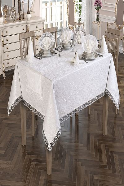 Estelica Față de masă din dantelă franțuzească 160x220 cm
