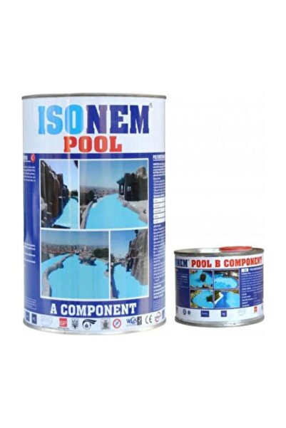 Isonem Pool 2 Bileşenli Havuz Boyası 4.5 Kg Set Mavi