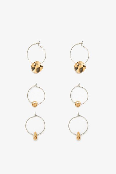 Koton Women's Gray Multiple Earrings 0KAK71183AA