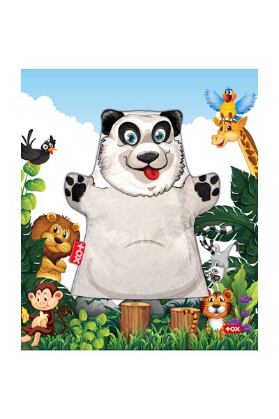 Tox Panda Wild Animals Felt Hand Puppet