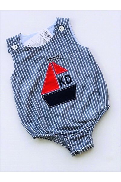 Kidaxi شريط منقوشة مسمار Salopet الأزرق الداكن