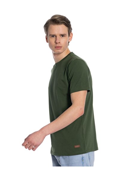 Slazenger Men's Khaki Short Sleeve T-Shirt