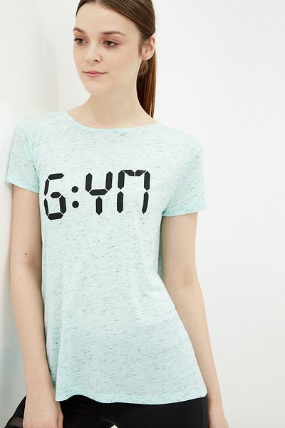 Koton Дамска зелена тениска 7YAK12138OK
