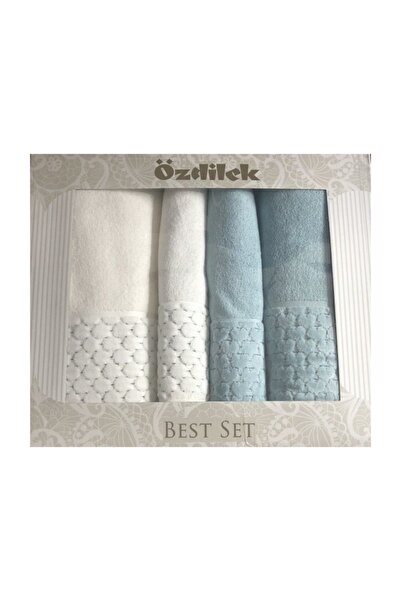 Özdilek Adria Best Set (Набір для ванної кімнати) Крем/м'ятно-м'ятний