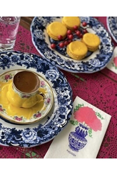 SimeStore Talking Napkin (blue Blanc)