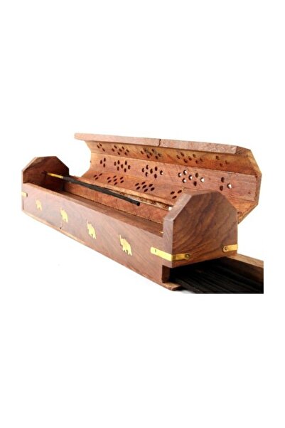 Hem Tütsü Ipek Naturel 1000 Adet Tütsü + Ahşap Tütsü Tabutu - 20 Şerli 50 Far...