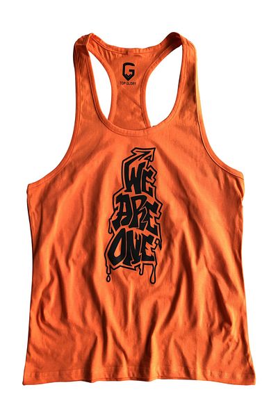 TOP GLORY Fitness Gym Tank Top Athlete Athlete 5059 Orange