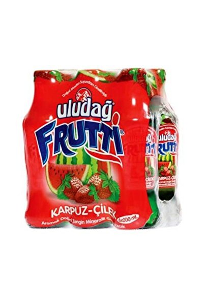 Uludağ Frutti Meyveli Soda 200 Ml Karpuz Çilek X 24 Adet