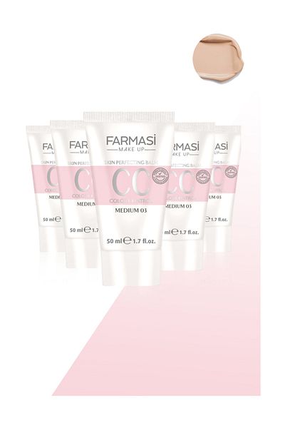 Farmasi 5 Pieces Cc All in One Cream Medium-50Ml
