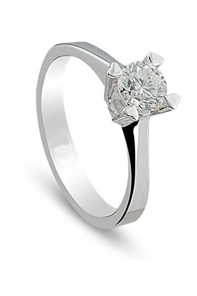 BİLEZİKHANE Tektaş Pırlanta Yüzük 0,25 Ct H-vs 2,90 gram 18 Ayar Altın