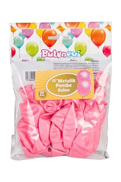 TATLI GÜNLER Balon "metalik Pembe" 20'li Pk