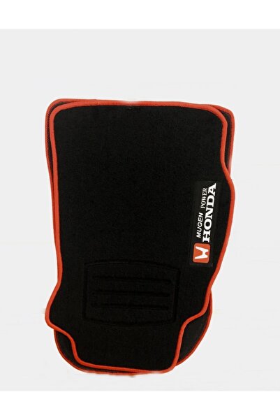 Eng Honda Civic 96-2000 Orjinal Mugen Halı Paspas 96 Siyah Kırmızı Çerçeveli Halı Paspas