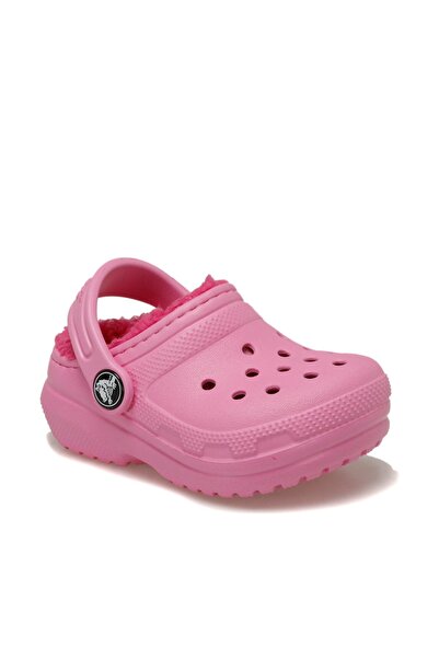 Crocs Kids CLASSIC LINED CLOG KIDS Pembe Kız Çocuk Terlik 100528579