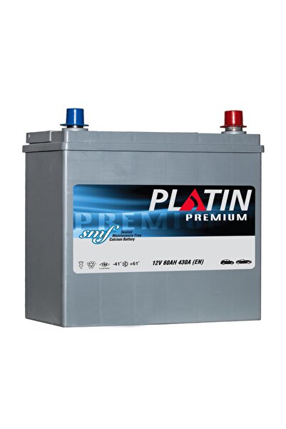 Yiğit 12v 60ah Ah 430a (EN) Dar Platin Akü, Ns60 Kutu