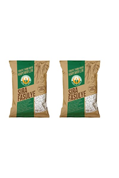 Tarım Kredi Birlik Türkiye Tarım Kredi (8 mm) Fasulye Sıra 1000 gr X 2 Paket ...