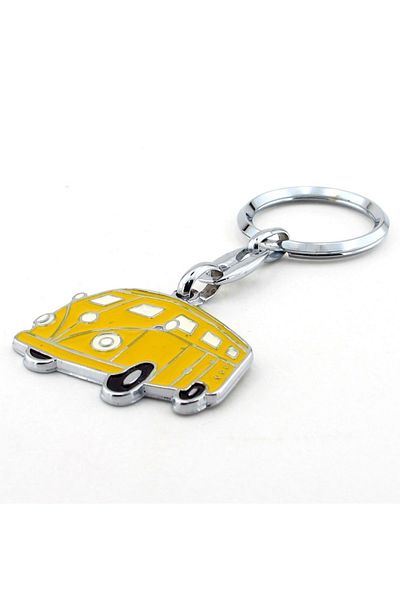 Solfera Vosvos Minibus T1 Yellow Metal Keychain Kc809