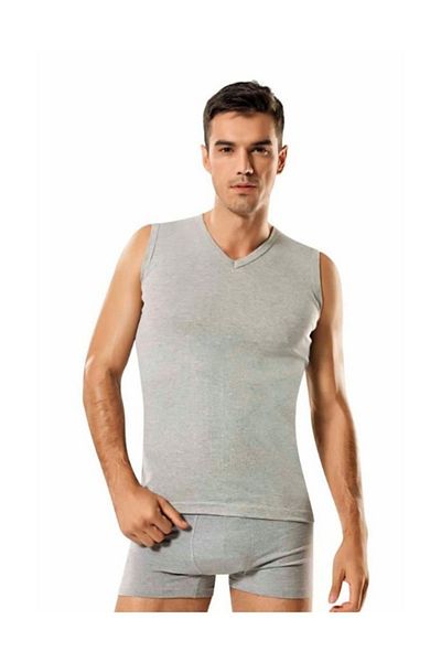 Namaldı Men's Rib V-Neck Sports Undershirt 6 Pack - 118