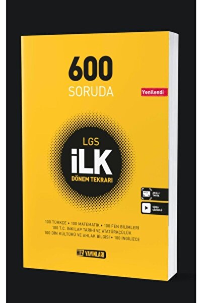 Hız Yayınları Hız Yayınlar Lgs 8.sınıf 600 Soruda Ilk Dönem Genel Tekrar Kamp...