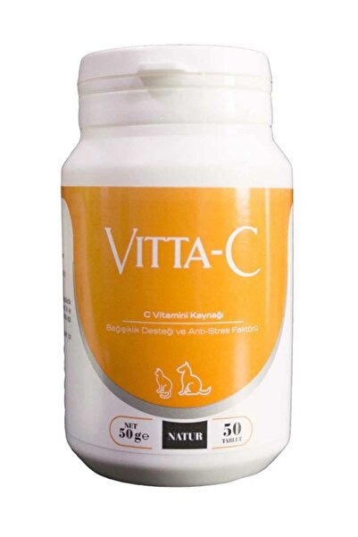 Angora Natur Vitta-c Kedi Ve Köpekler Için C Vitamini 50 Tablet