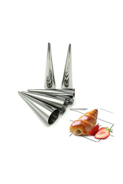 Nar kalıp Narkalıp Corne Mold Torpedo Funnel Dessert Mold 16 Pieces 12cm