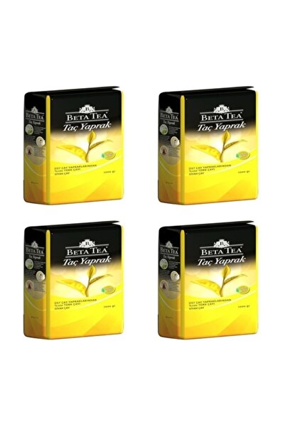 Beta Tea Taç Yaprak Çay 1 Kg X4 Adet