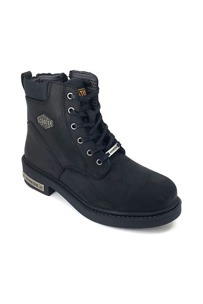 Scooter 5121 Daily Ανδρικές Μπότες Μαύρες Nubuck