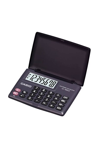 Casio Lc-160Lv-Bk 8 Hane Cep Hesap Makinesi