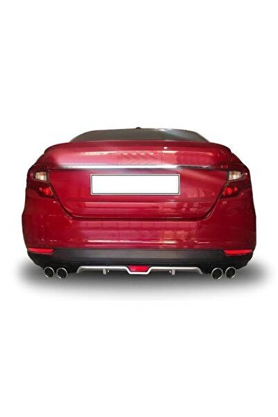 FV-TUNİNG Fiat Egea Difüzör Arka Tampon Eki 4 Egzoz Çıkışlı 2016 - 2020