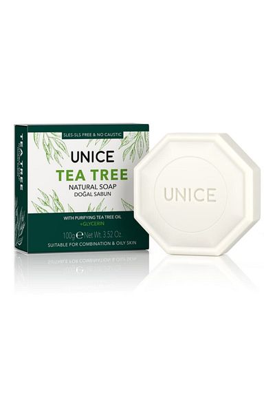 Unice صابون شجرة الشاي الصلب، 100 غ
