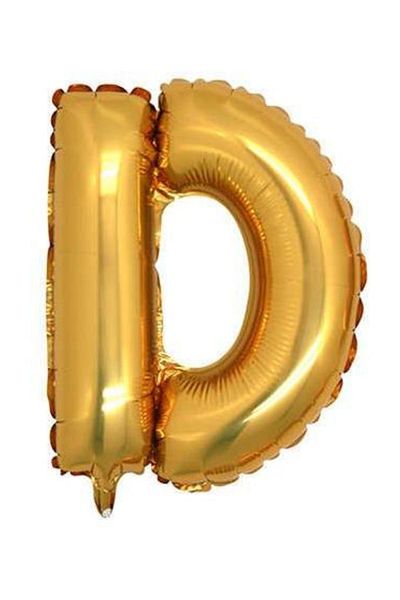 Parti Furyası D Foil Balloon Gold 100 cm Helium Balloon Flying Balloon
