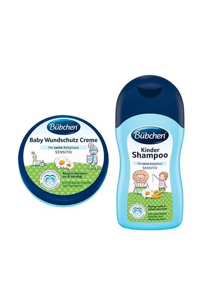 Bübchen Shampoo 400 ml + Diaper Rash Barrier Cream 150 ml