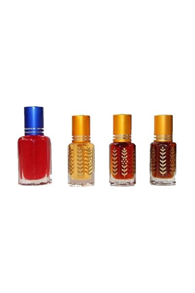 RoseRoi Safran Mürekkebi+amber+misk+kabe Örtüsü Kokusu 4 Lü Özel Paket