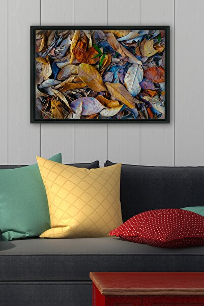 Tablo Center Siyah L Çerçeve Kanvas Tablo 105x145cm