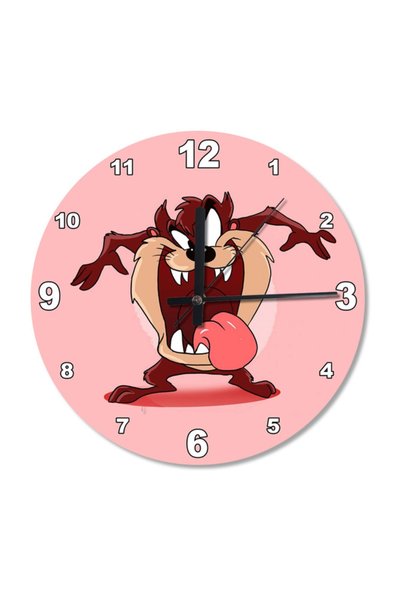 Cakatablo 30 cm Diameter Tazmania Monster Design Wall Clock