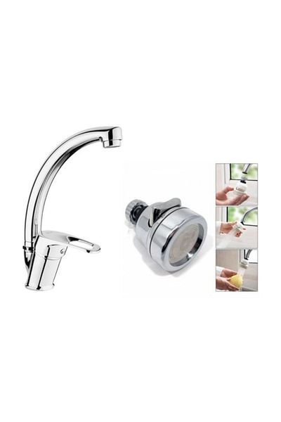 Yerli Open Close Mix Sink Kitchen Faucet And Movable Energy Saving Head