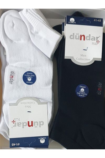 Dündar Cizme bărbați din bumbac pieptănat, pachet de 12