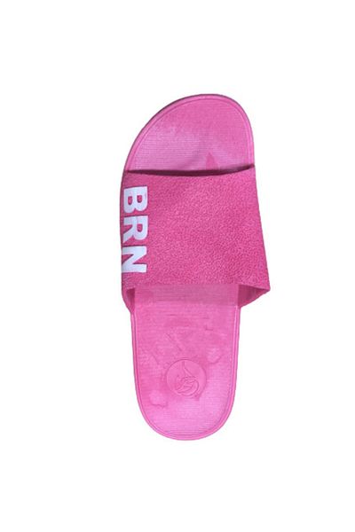 Brn Home Papuci de damă, roz, cu talpă anti-alunecare, papuci de plajă pentru piscină, papuci de zi cu zi