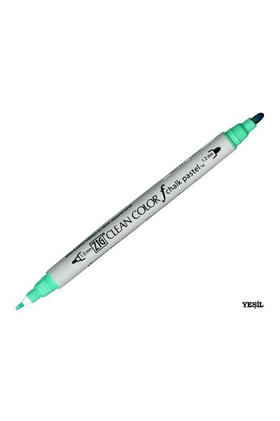 Zig Clean Color F Dual Tip Pen 000 Pastel White