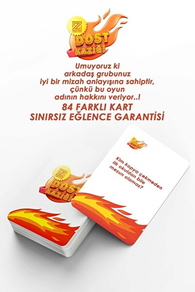 Zodiac Store Dost Kazığı - Eğlenceli Kutu Oyunu - Parti Arkadaş Kart Oyunu