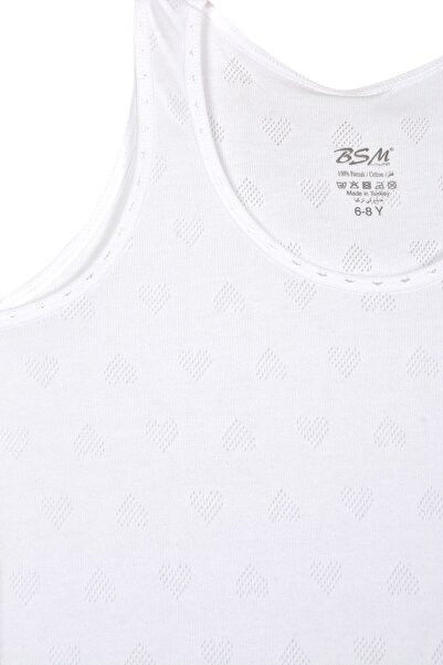 BSM Maiou 100% bumbac din 3 piese pentru fetiță, cu model jacquard