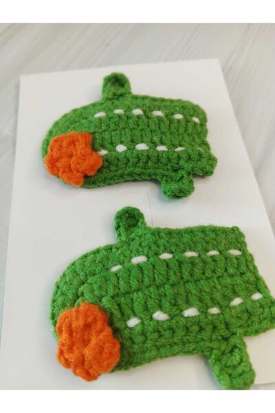 Kadın Girişimciler Atölyesi Accesoriu pentru păr cu agrafă, model Floral Cact...