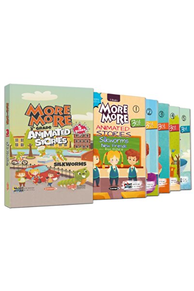 Kurmay Elt Yayınları 3.Sınıf MORE MORE HİKAYE SETİ (5 KİTAP) KUTULU