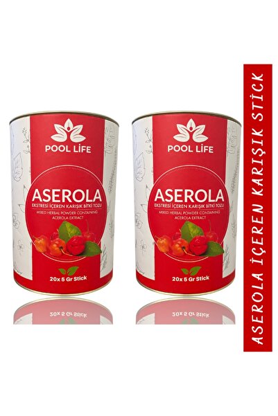 Genel Markalar Aserola Ekstresi Içeren Karışık Bitki Tozu 20* 5g Stick 2 Kutu