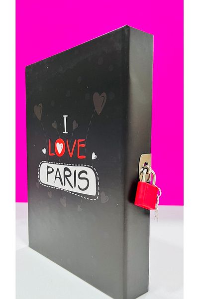 Mikro Every Time Paris - Jurnal Ideal cu Lacăt Cutie 20*14*3 cm