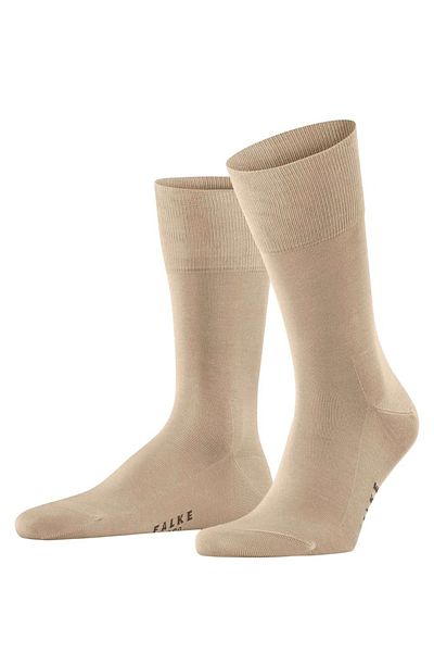 FALKE Herren Socken - Tiago, Strümpfe, Baumwolle, Logo, lang, einfarbig
