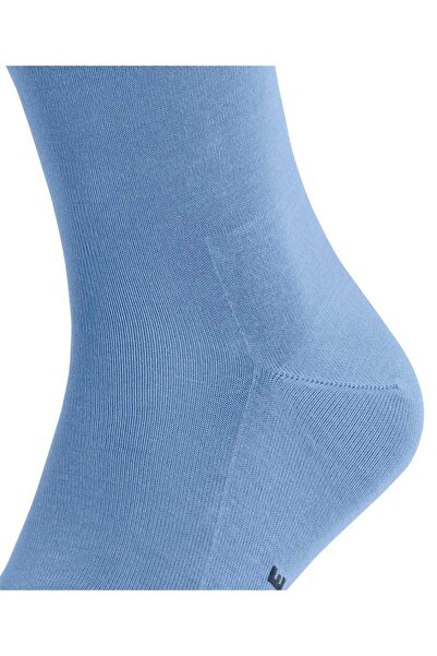 FALKE Herren Socken - Tiago, Strümpfe, Baumwolle, Logo, lang, einfarbig