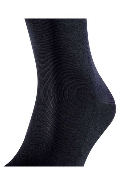 FALKE Herren Socken - Tiago, Strümpfe, Baumwolle, Logo, lang, einfarbig