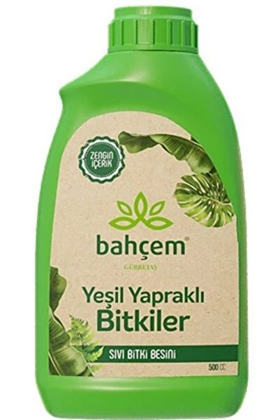 GÜBRETAŞ YEŞİL YAPRAKLI BİTKİLER - 0,5 L - DOLGUN VE SAĞLIKLI YAPRAKLAR İÇİN ...