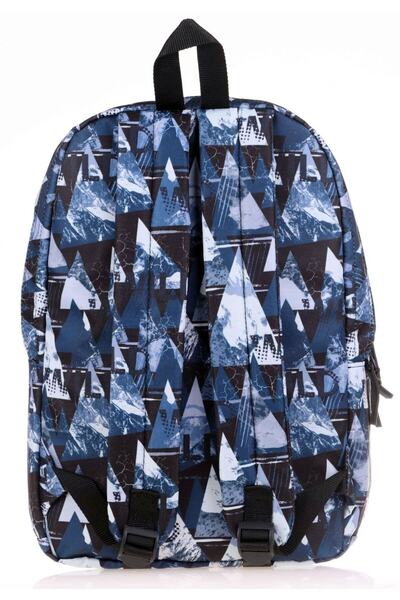 KAUKKO Nature Lacivert Mountain Чоловічий шкільний та повсякденний рюкзак для хлопчиків